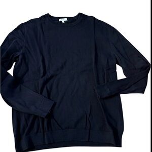 Reiss Men's Dark Navy Crewneck Sweater